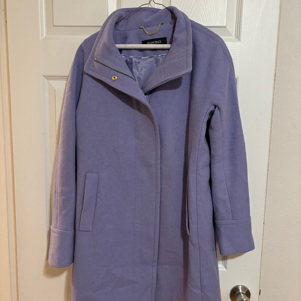 Ellen Tracy lavender coat